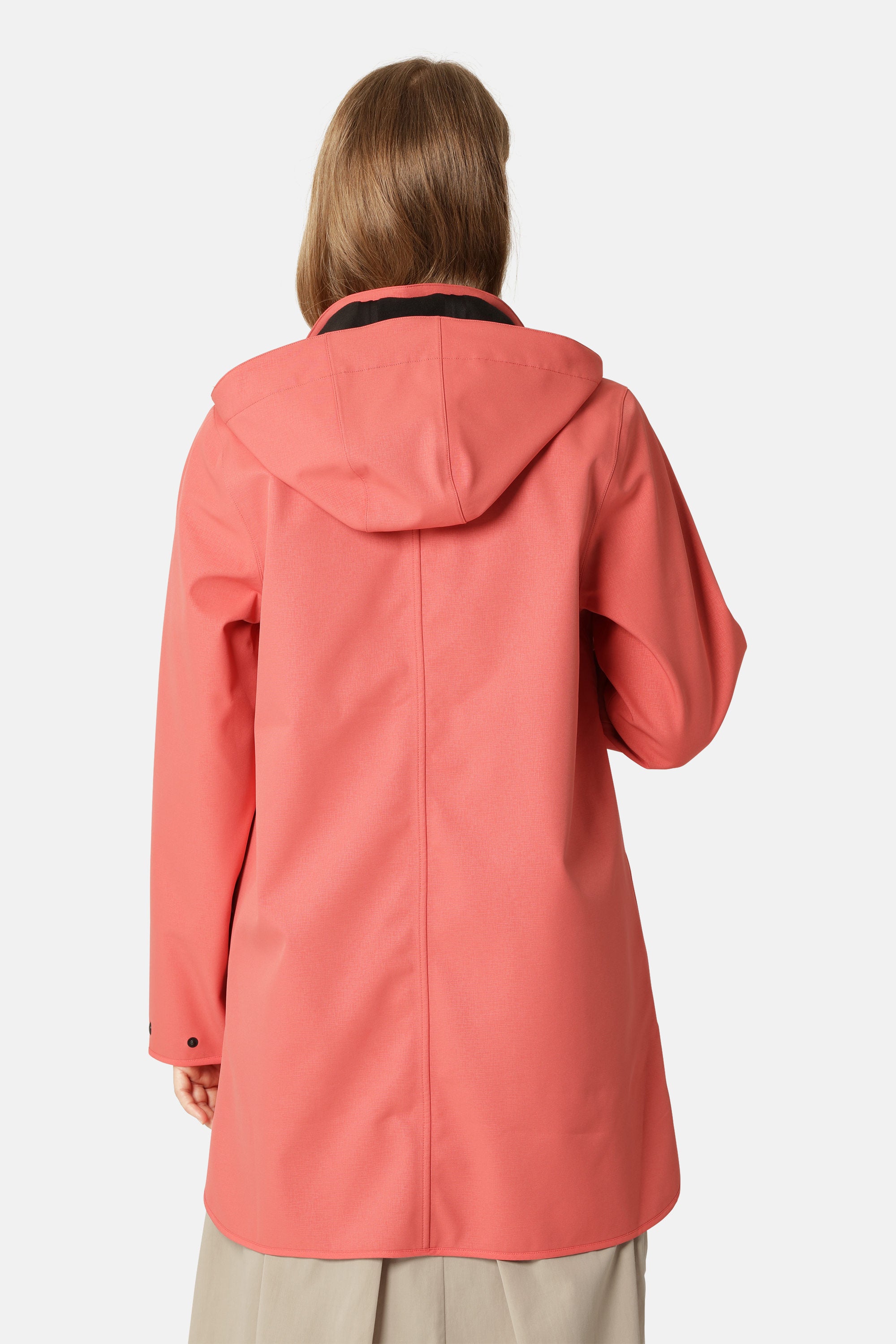 Softshell Regnjakke A-form - Spiced Coral